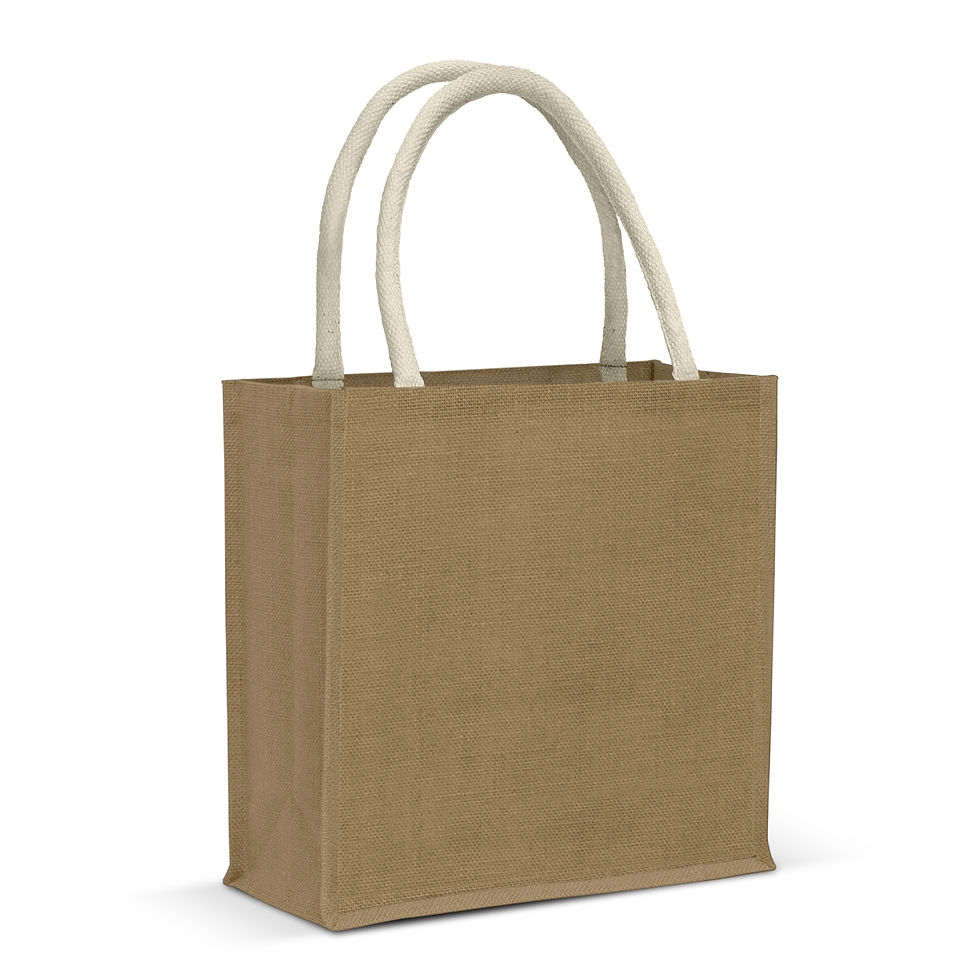Thumbnail: Branded Starch Jute Tote Bag -17L