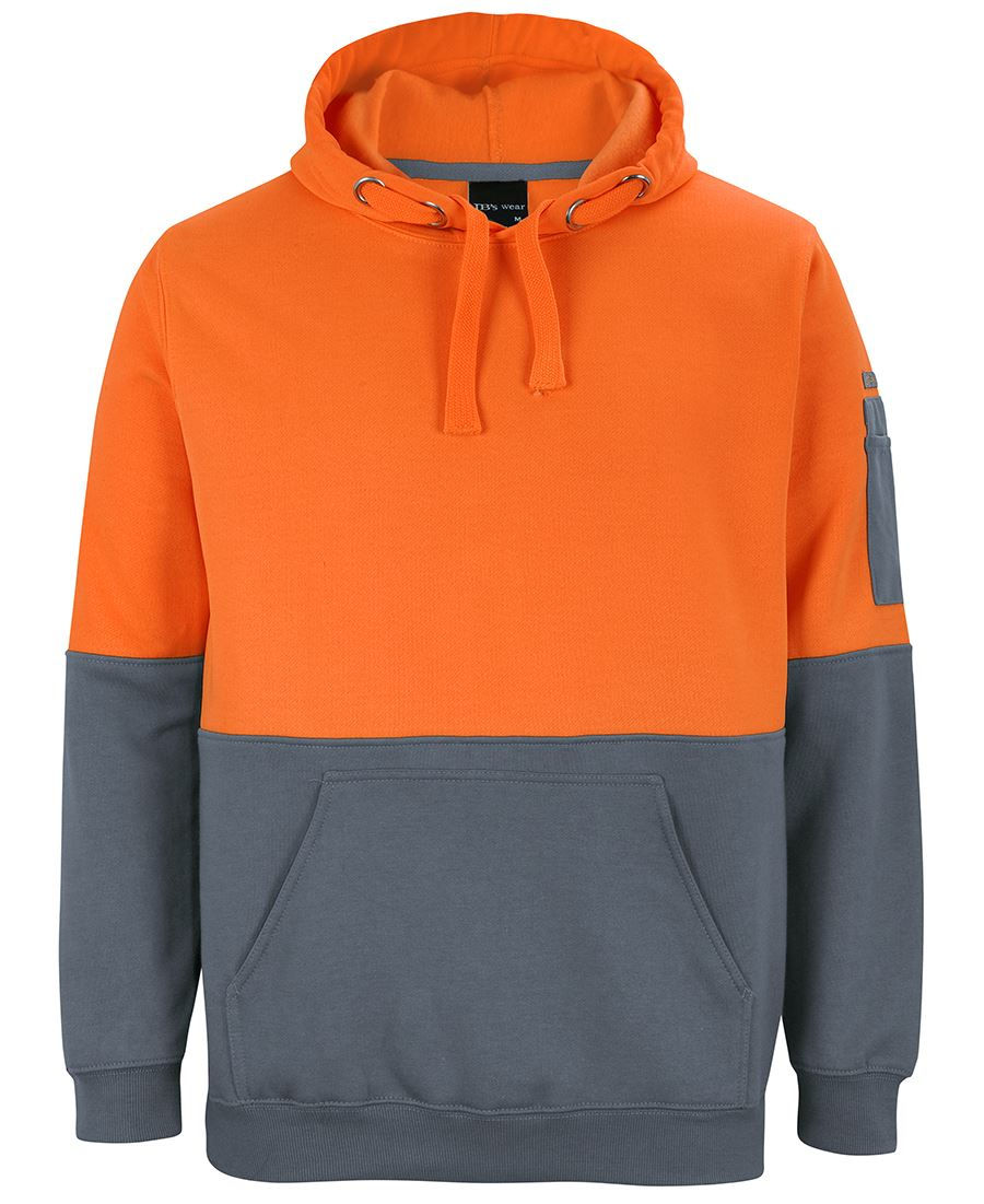 Thumbnail: Branded Hi Vis Pull Over Hoodie