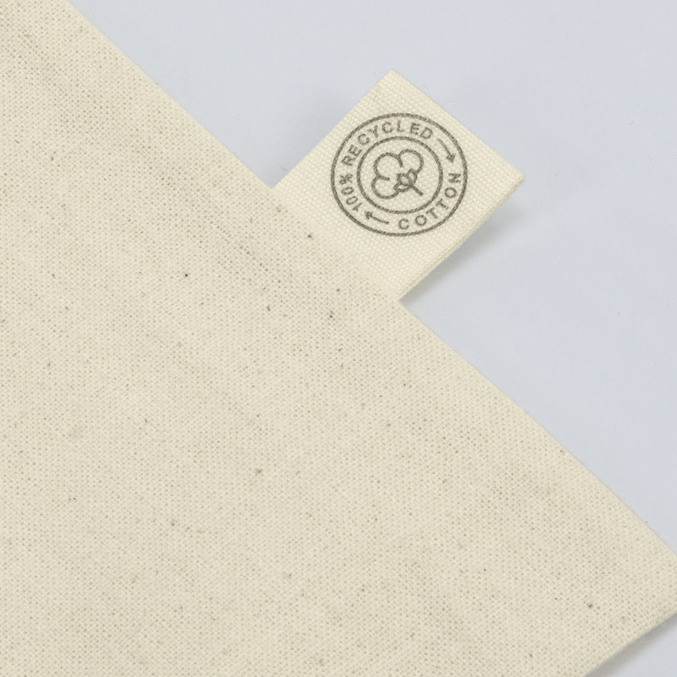 Thumbnail: Branded Recycled Cotton Tote Bag