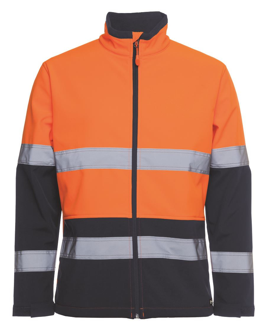 Thumbnail: Branded Hi Vis (D+N) Three Layer Softshell Jacket