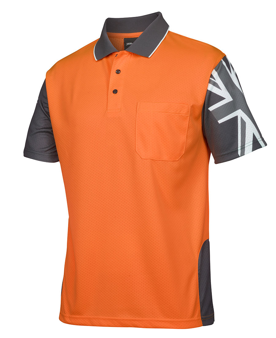 Thumbnail: Branded Hi Vis Short Sleeve Southern Cross Polo