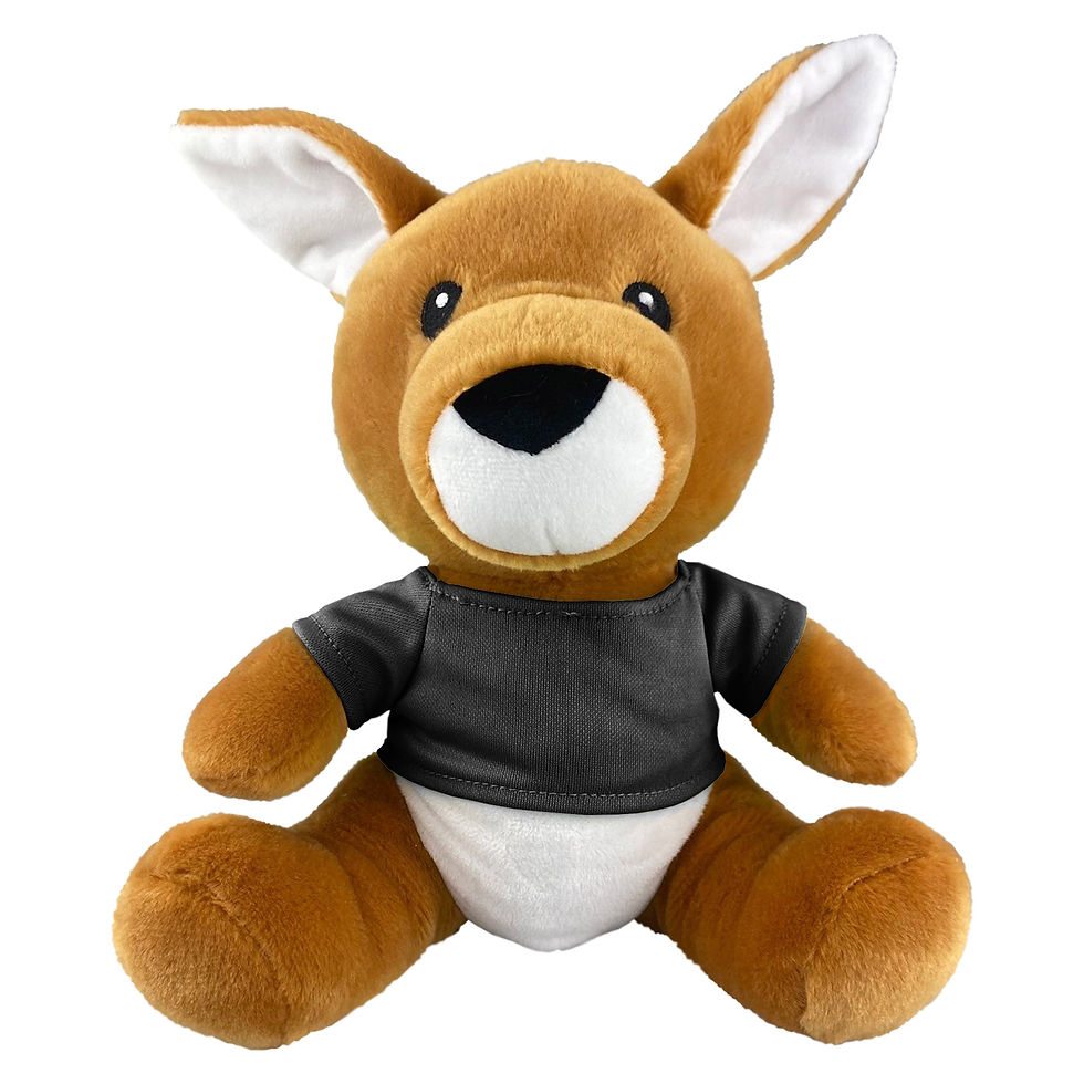 Thumbnail: Kangaroo Plush with Branded T-Shirt