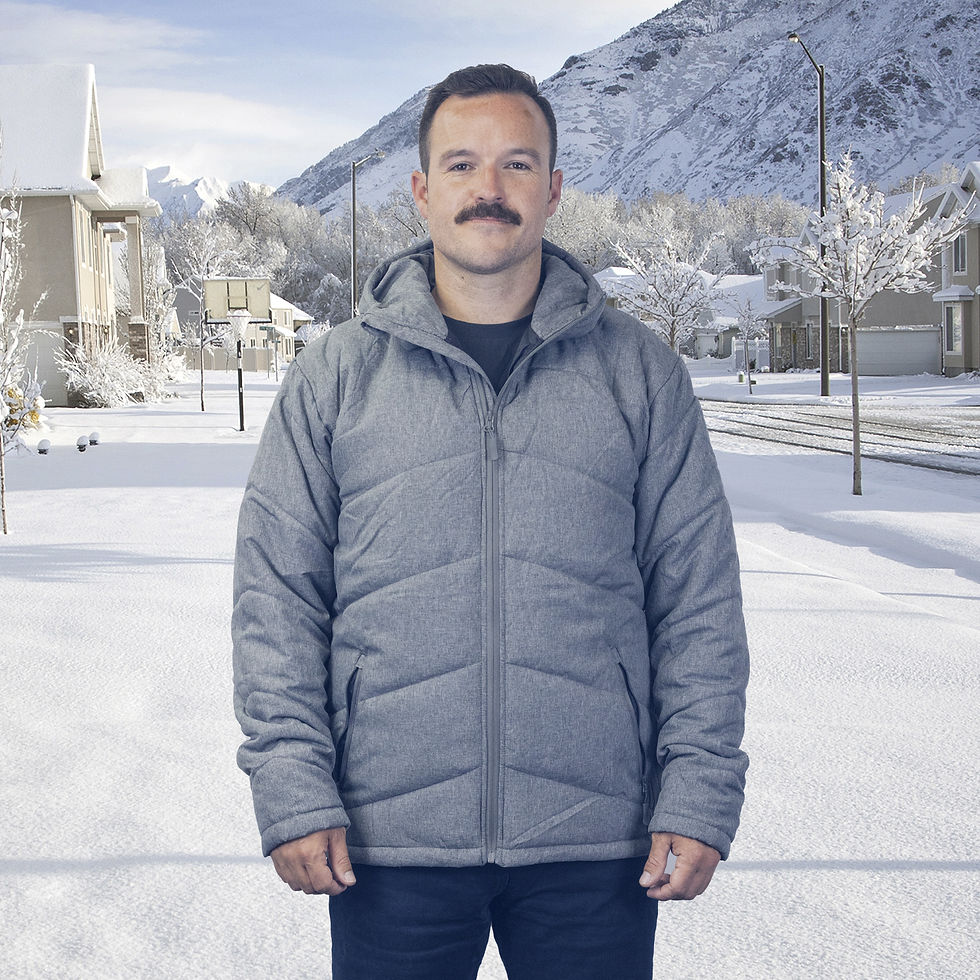 Thumbnail: Newport Mens Puffer Jacket made with 100% GRS certified recycled polyester