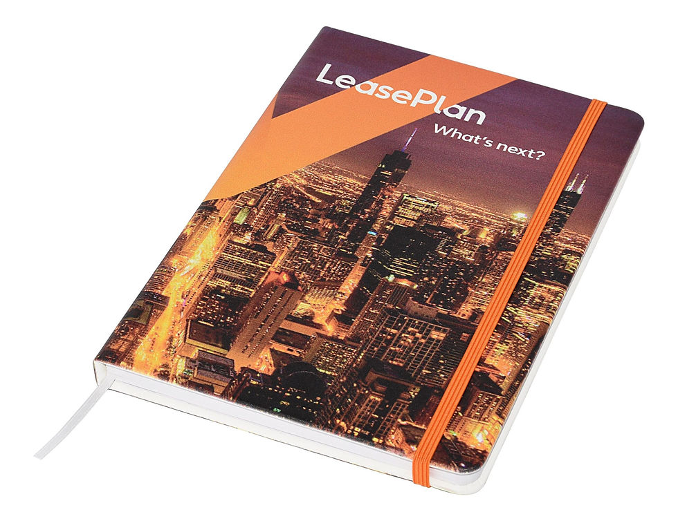 Thumbnail: Bespoke Full Colour Notebook A5 with Elastic Strap
