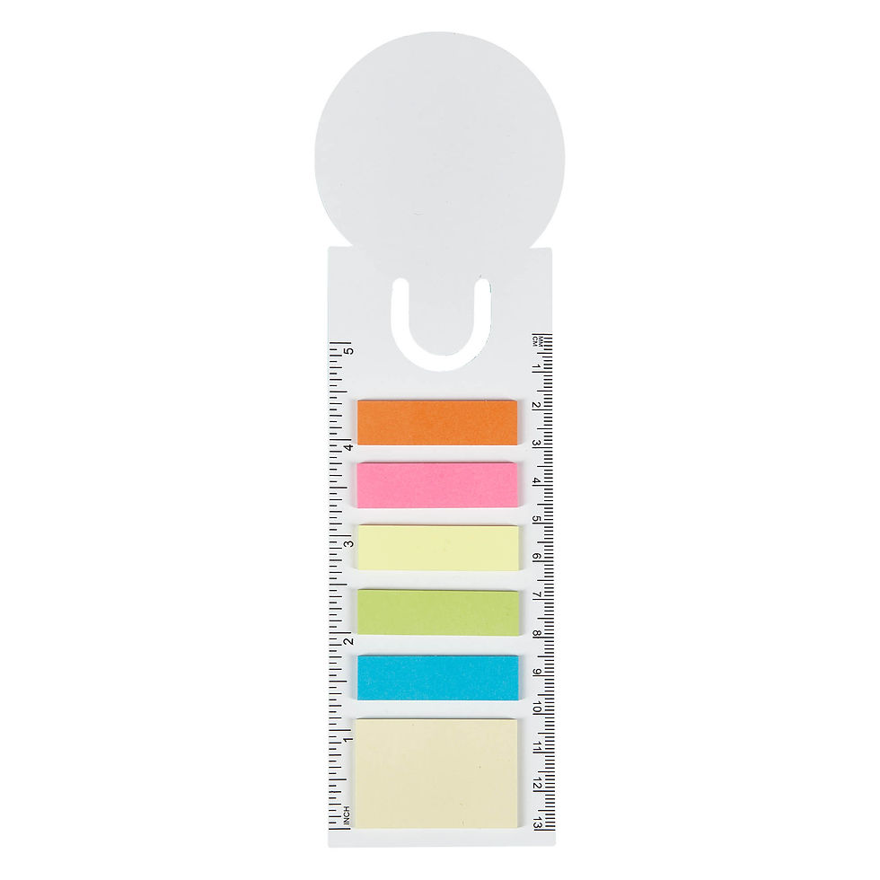 Thumbnail: Branded Bookmark Ruler Sticky Note Pad