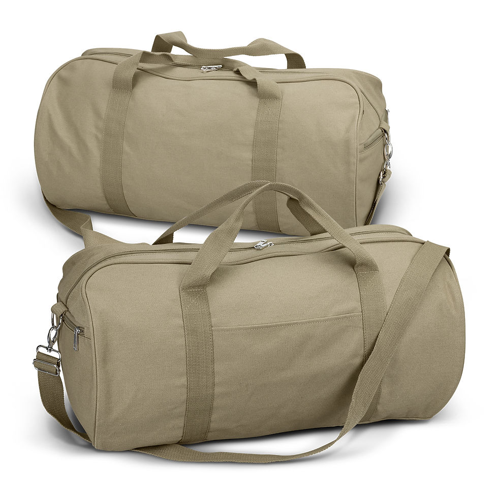 Thumbnail: Branded Canvas Duffle Bag