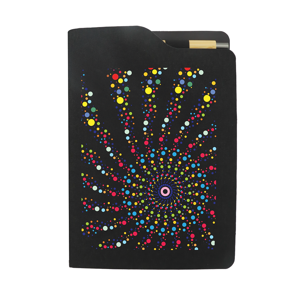 Thumbnail: Branded RPET A5 Notebook & Bamboo Pen