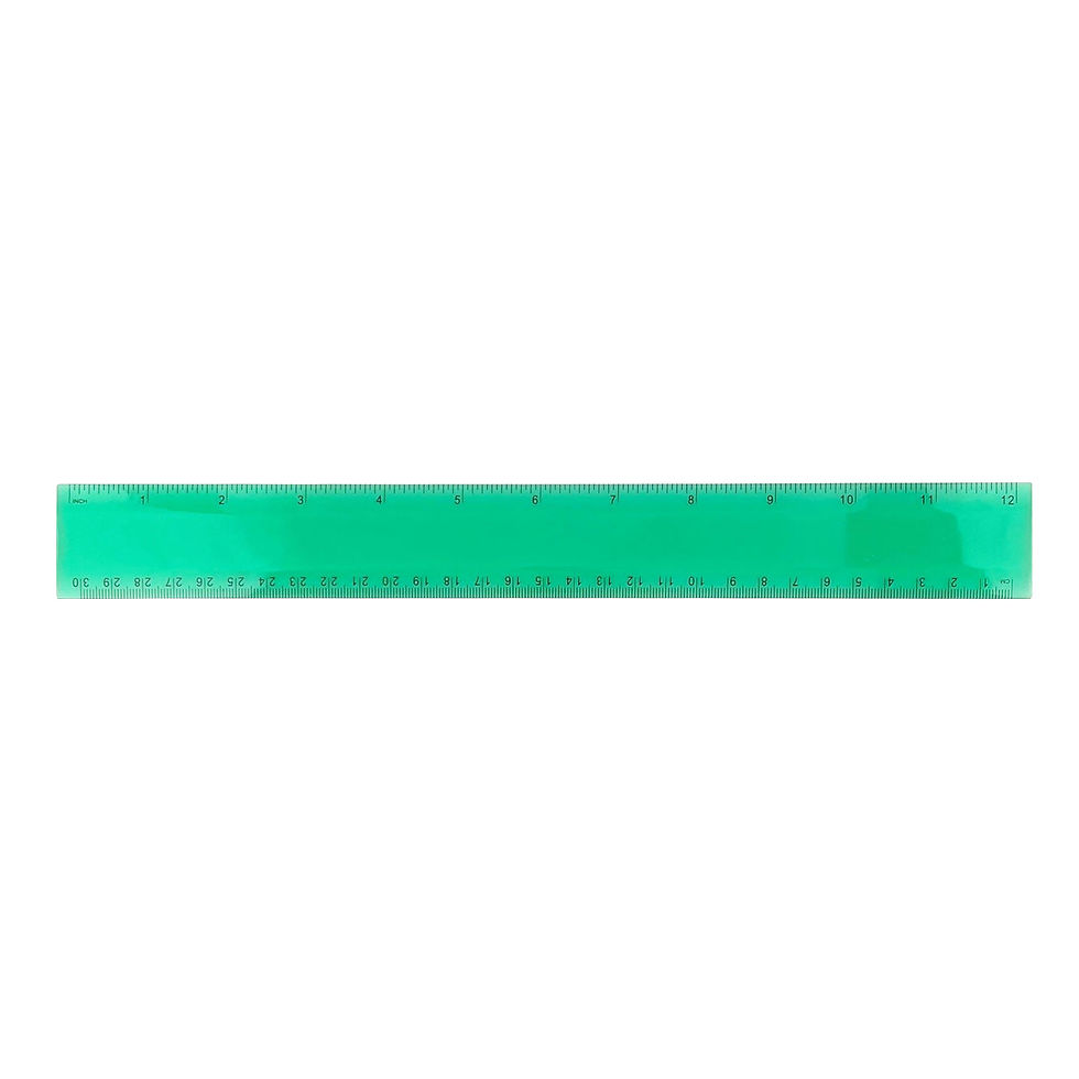 Thumbnail: Branded Plastic Ruler 30cm