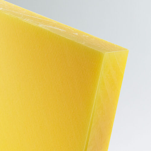 ACU-TECH™ 3m x 1.5m HDPE Poly Sheet PE80 - Yellow