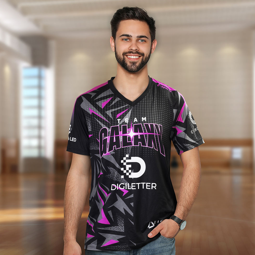 Thumbnail: ZERGO™ Custom Mens Sports V-Neck T- Shirt