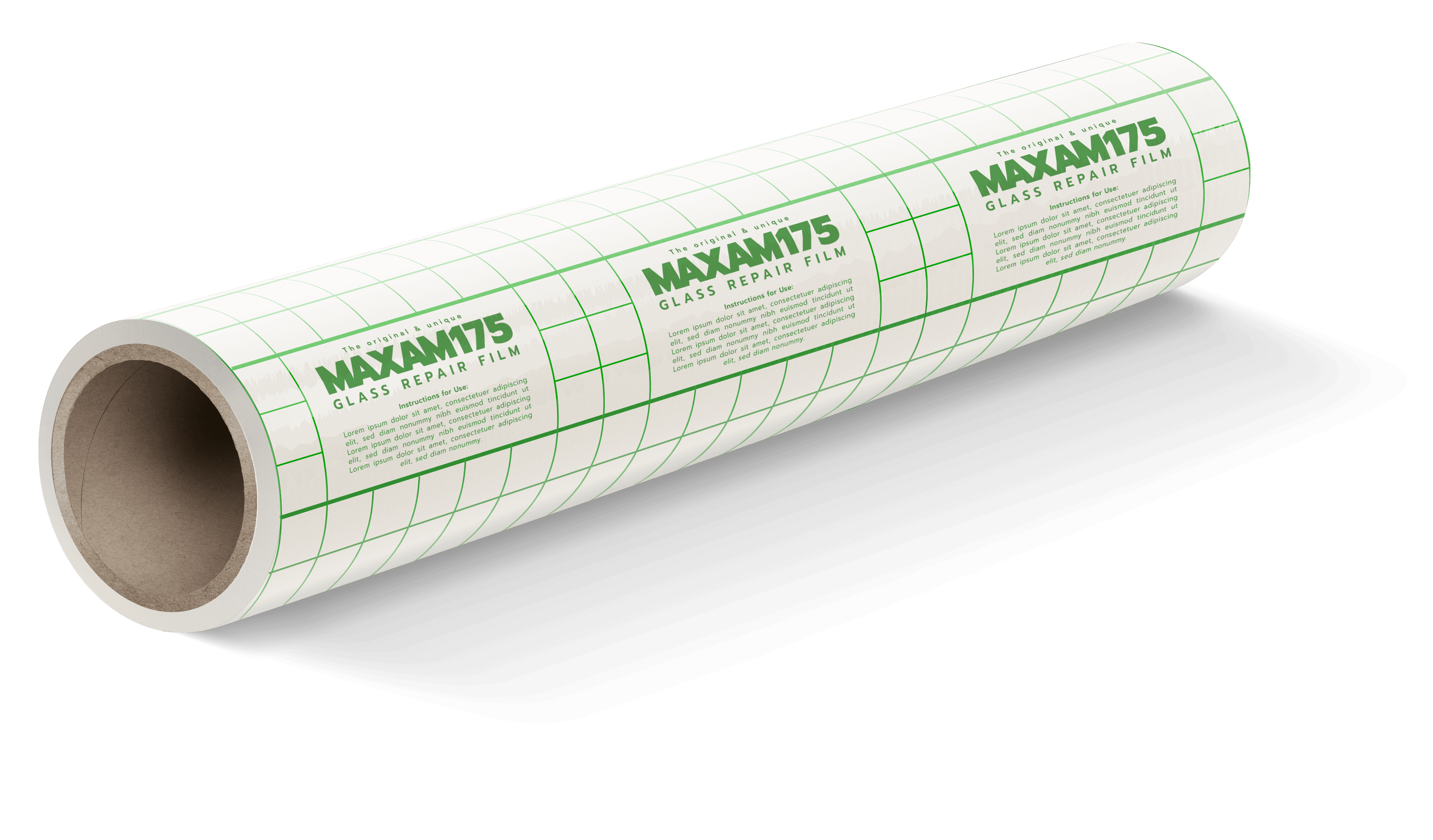 MAXAM® Single 15m x 1.02m Roll of MAXAM175 Glass Repair Film