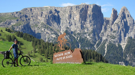 Seiser alm alpe di siusi italie traversée arc alpin vtt dodosoustente