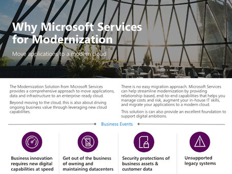 Why Microsoft Services for Modernization