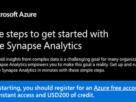 Three steps to get started with Azure Synapse Analytics 