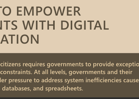 5 reasons to empower governments with digital transformation