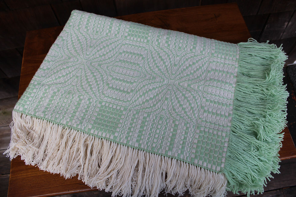 Thumbnail: Handwoven Merino Wool Blanket