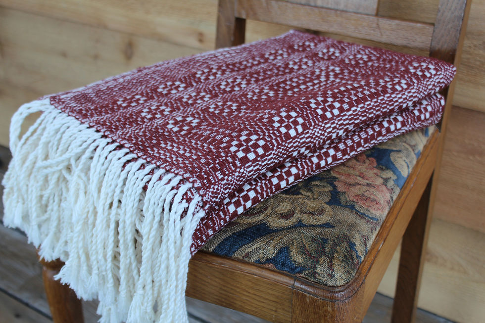 Thumbnail: Handwoven Merino Wool Blanket