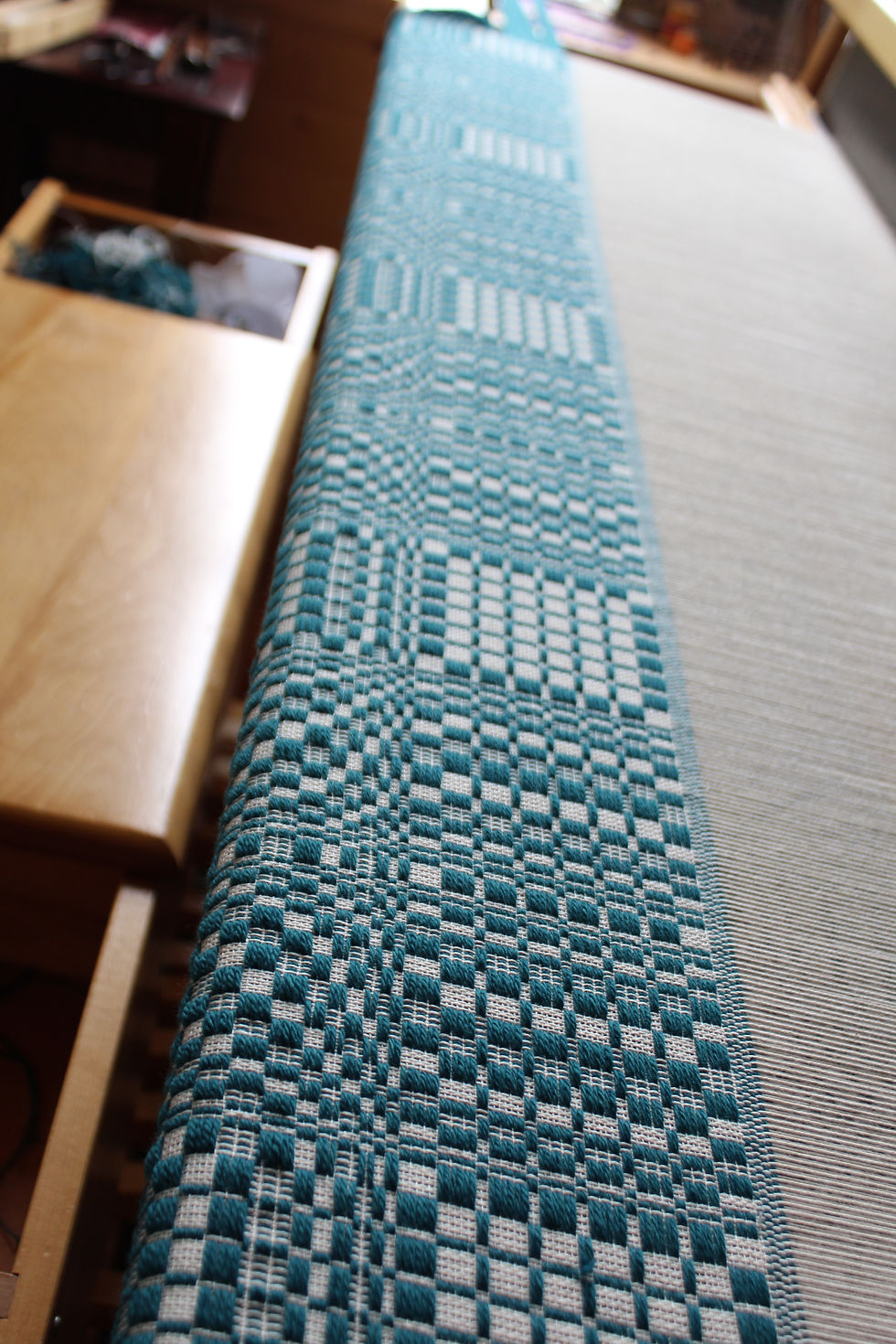 Thumbnail: Handwoven Merino Wool Blanket