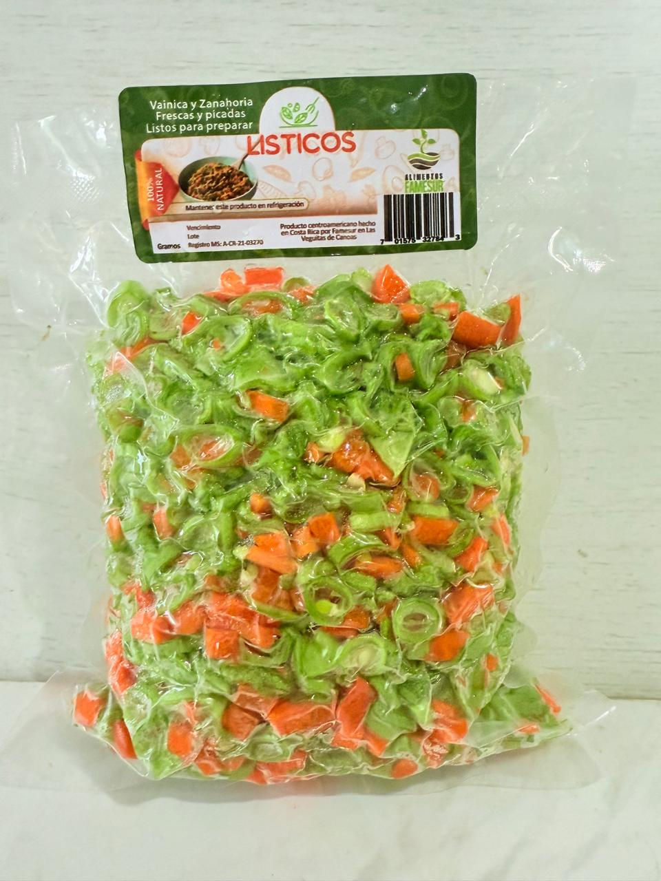 Mix Vainica y zanahoria picada, 250g