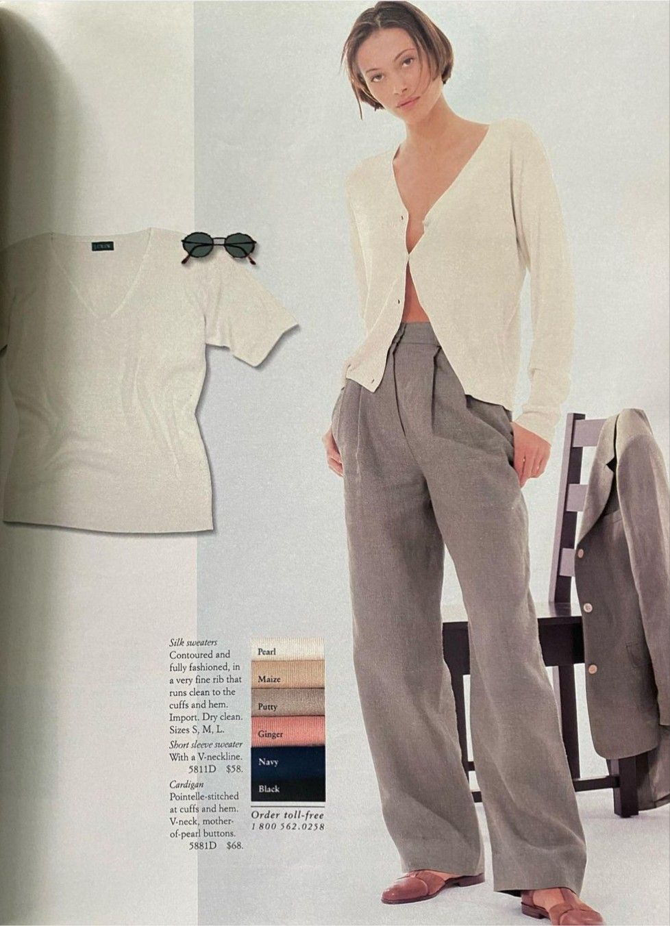 Catálogo de moda dos anos 90, com similaridades com looks vendidos atualmente nos shoppings