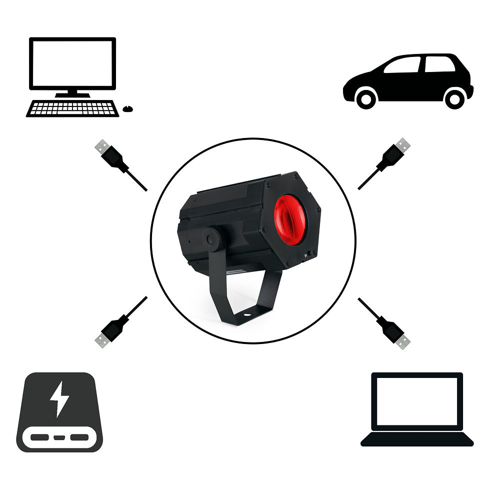Miniaturbild: Showlite BL-8 USB-Burst Partylight