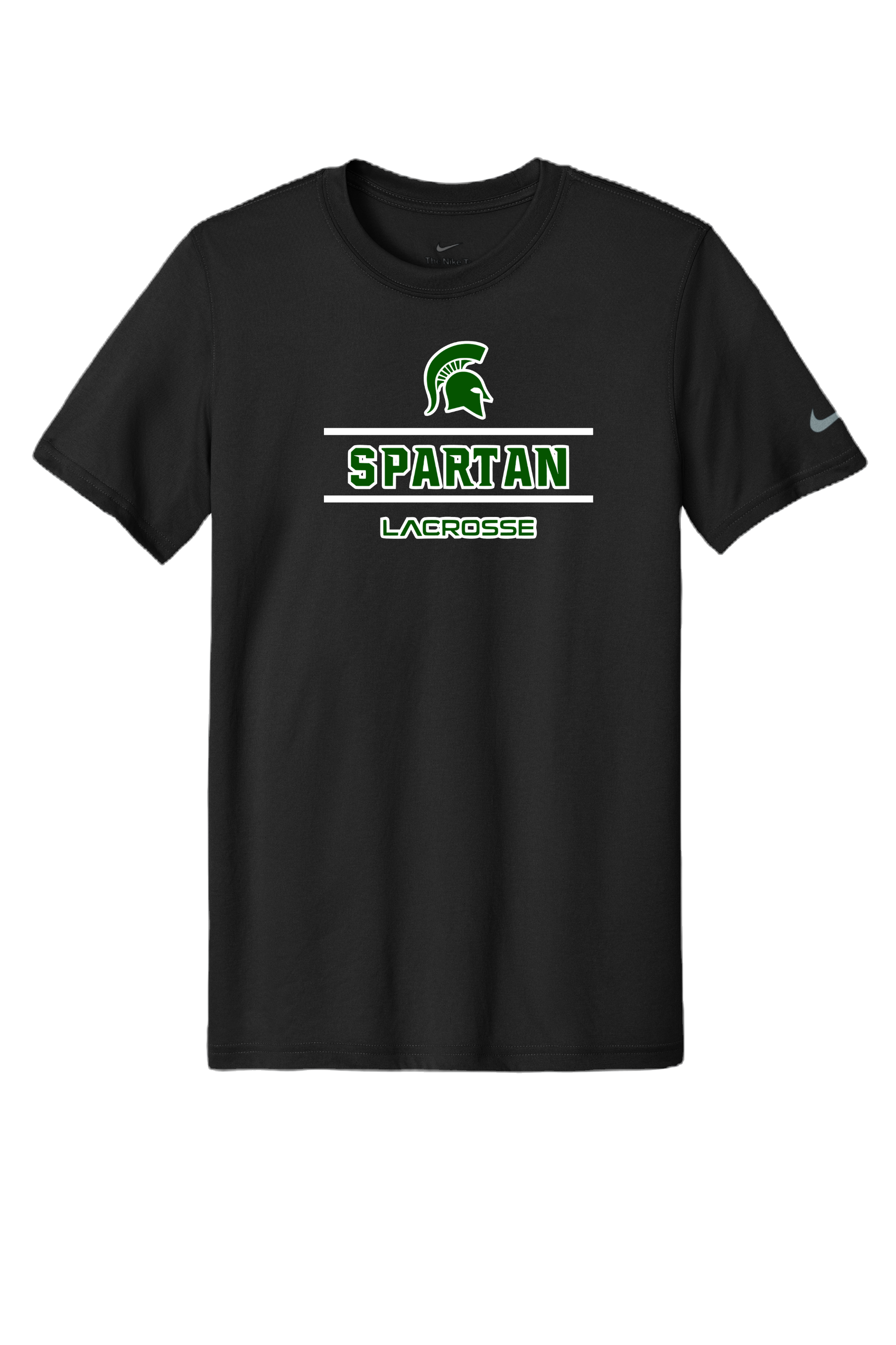 SPARTAN LACROSSE NIKE DRI FIT BLACK