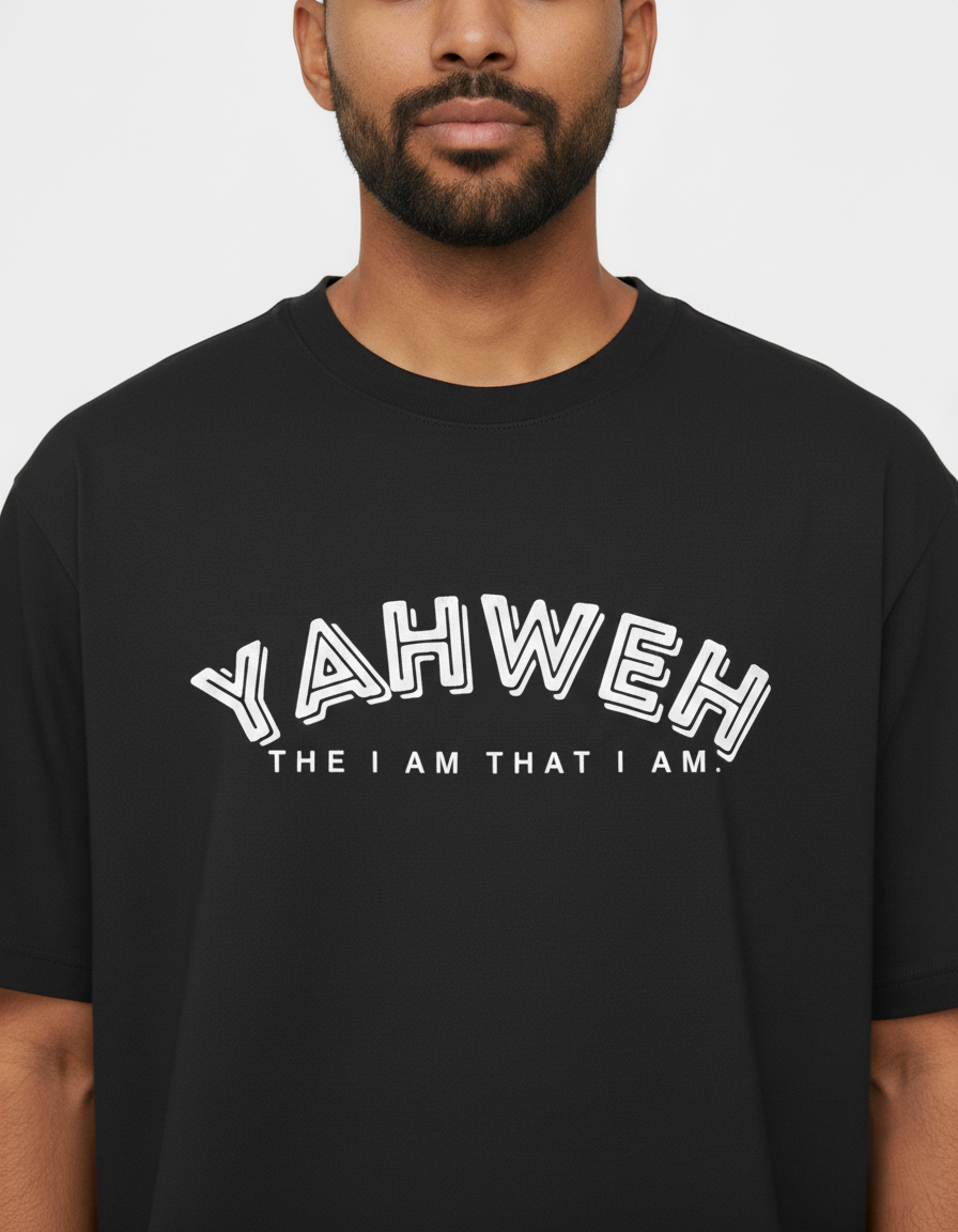 Thumbnail: YAHWEH – The I Am That I Am – Unisex Oversized T-Shirt