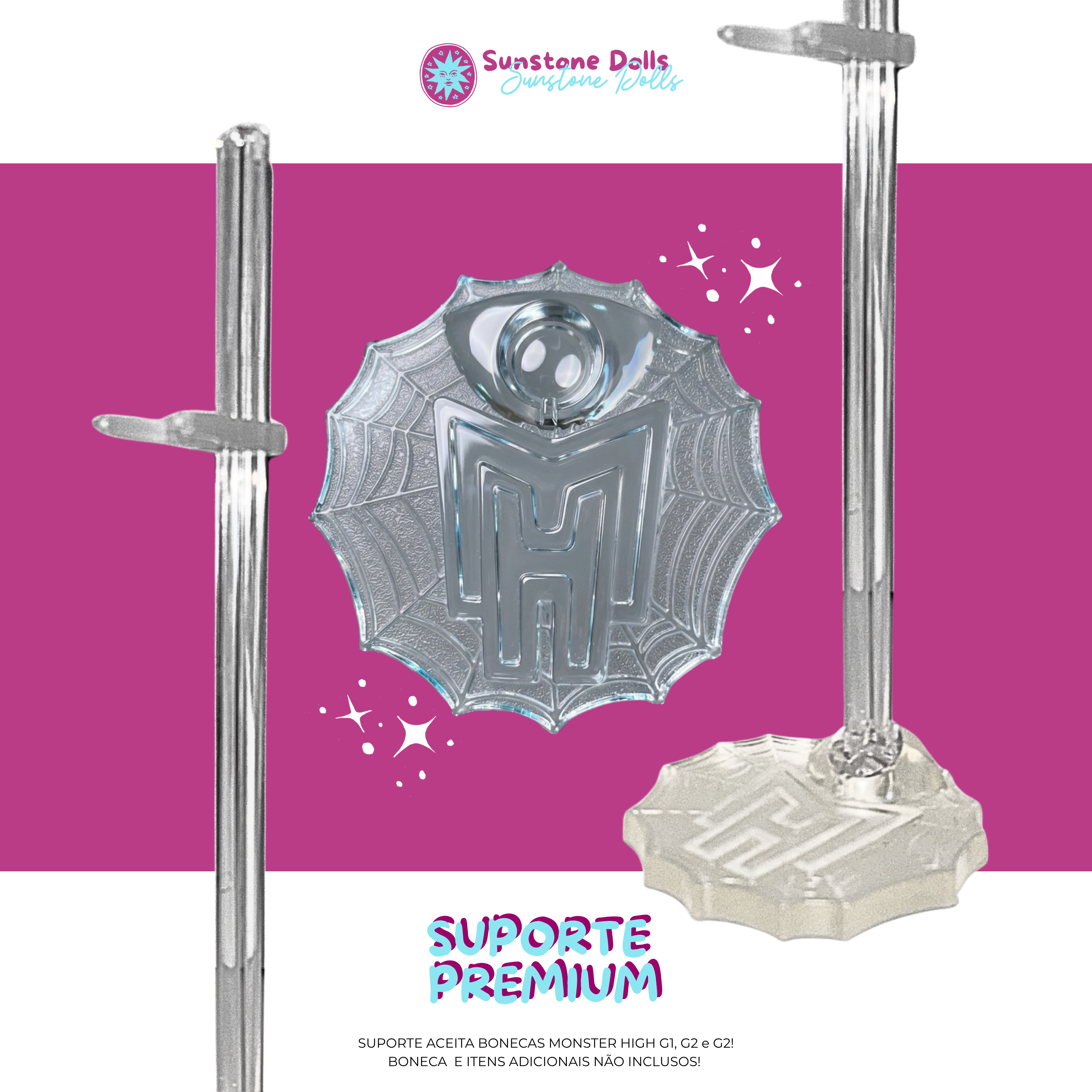 Suporte Premium Monster High em resina