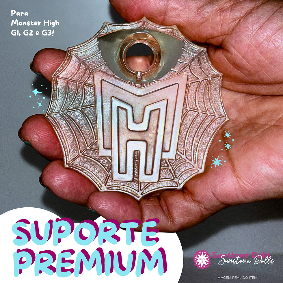 Miniatura: Suporte Premium Monster High em resina 