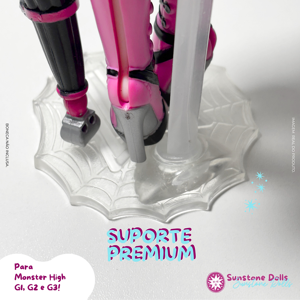 Miniatura: Suporte Premium Monster High em resina 