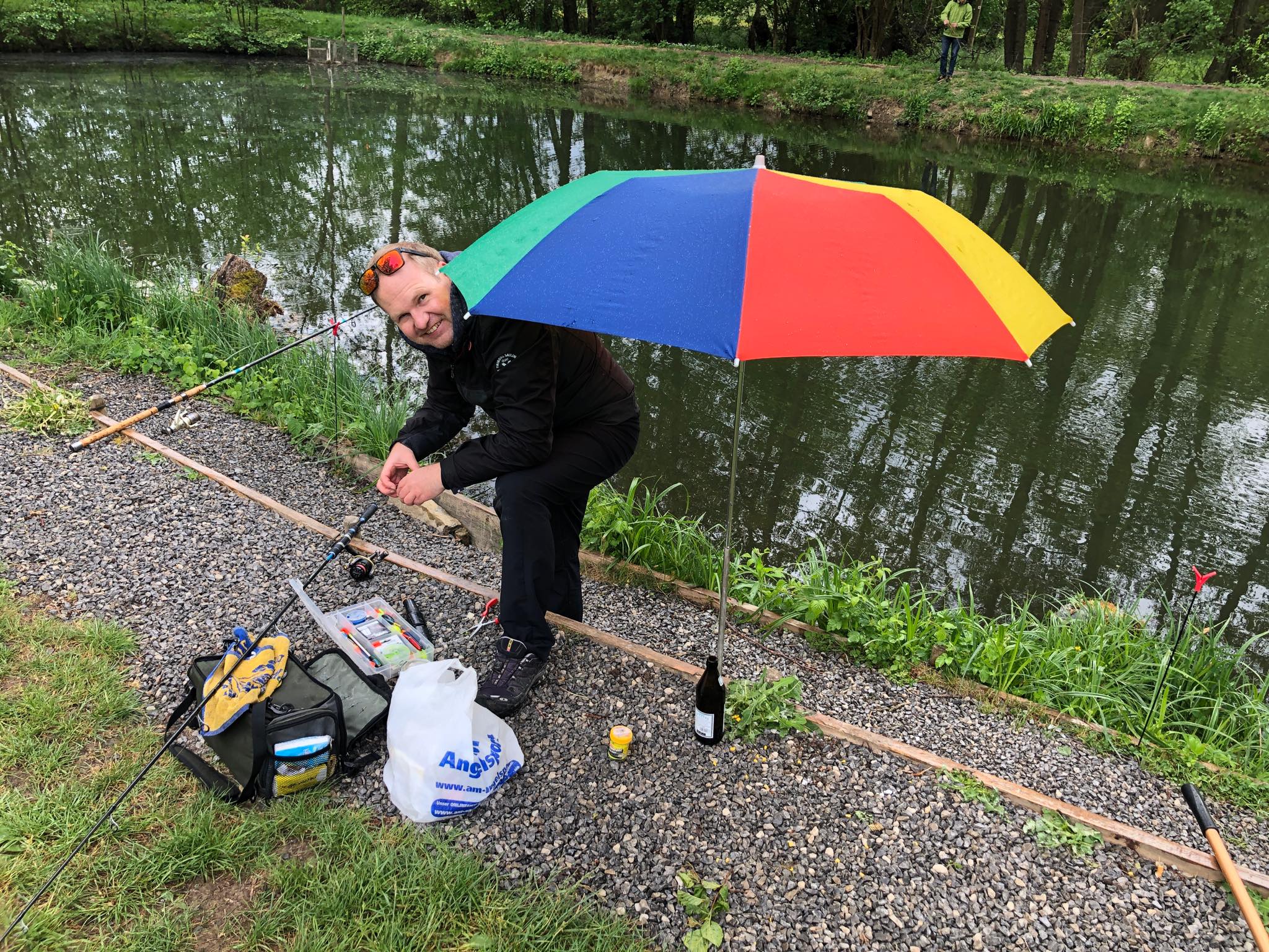 Forellen und Karpfen Angeln Angelpark Ötisheim BadenWürttemberg