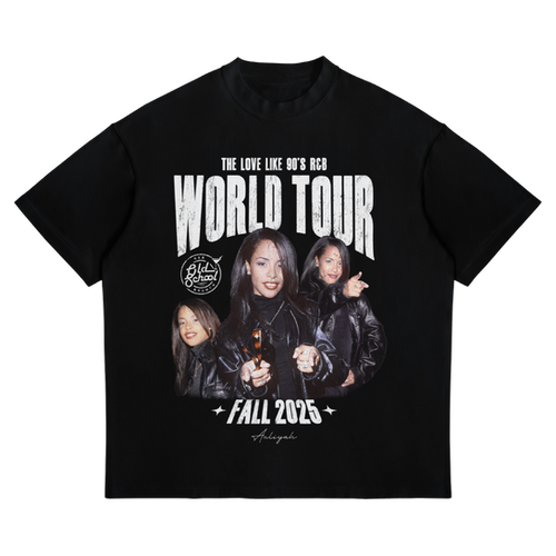 Aaliyah World Tour T-Shirt | Old School R&B Brunch