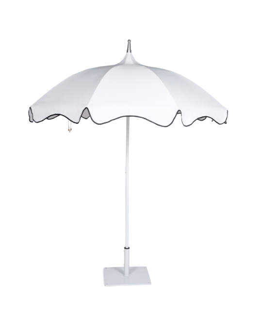 black trim umbrella