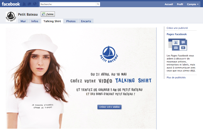 Talking shirt Petit Bateau