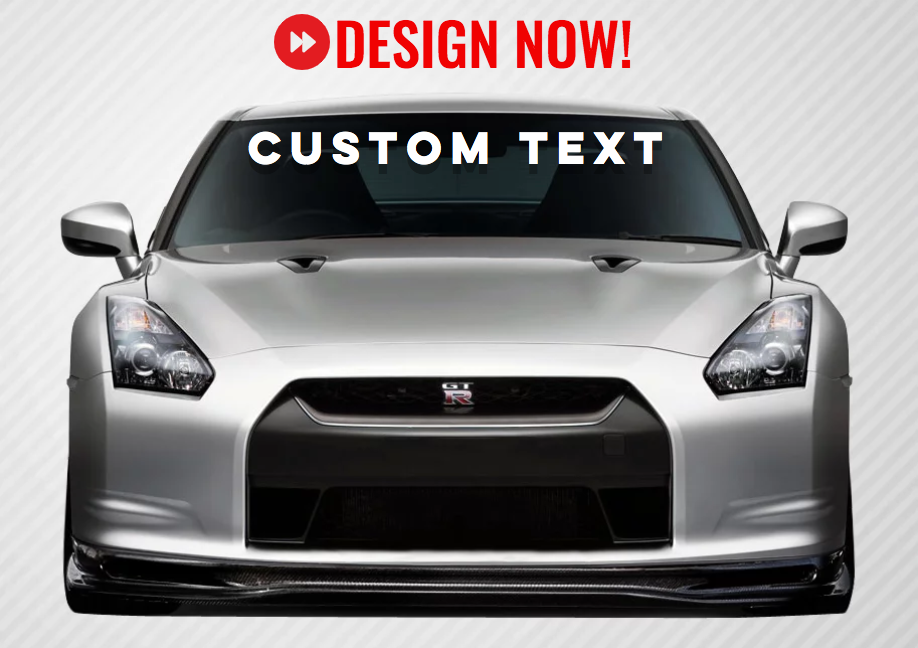 Custom Windshield Banner