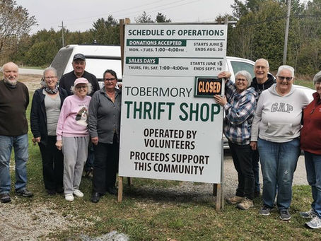 Tobermory Thrift Shop Expands Its Storage