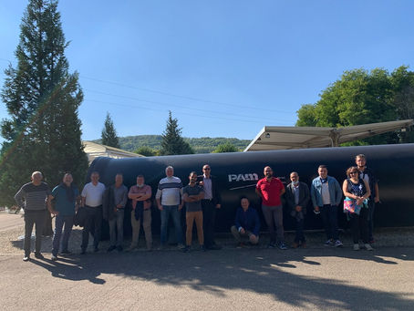 Consilium visite l'usine de St Gobain - PAM