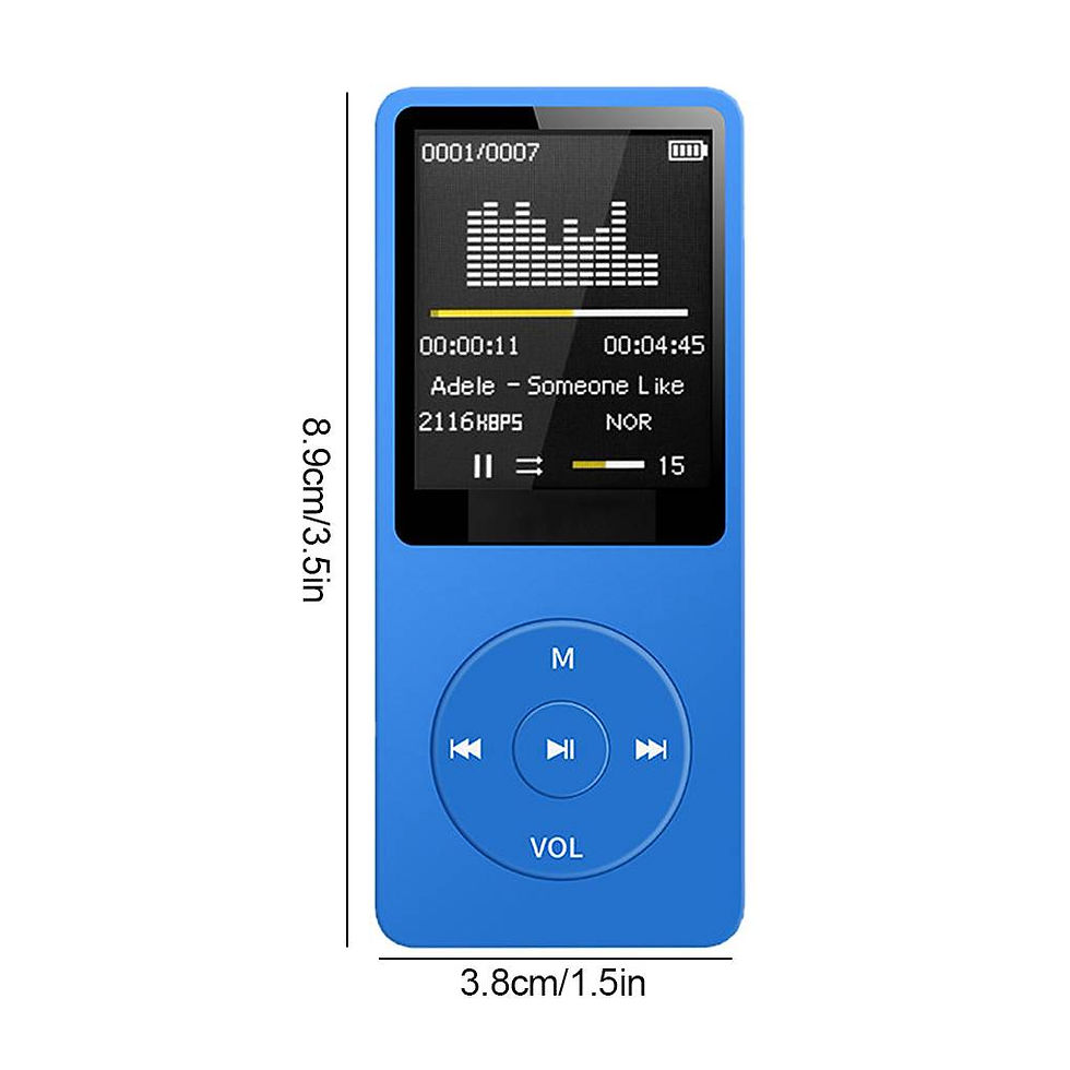 Miniatura: Bluetooth-compatible Mp3 Music Player Lossless Portable Fm Radio External Ultra-