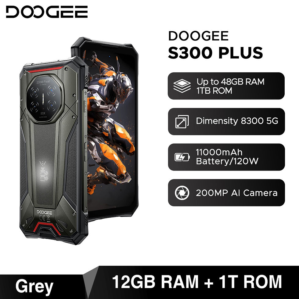 Miniatura: DOOGEE S300 Plus 5G Rugged Phone Dimensity 8300 12GB 1TB 11000mAh 120W 6.78'' Sc