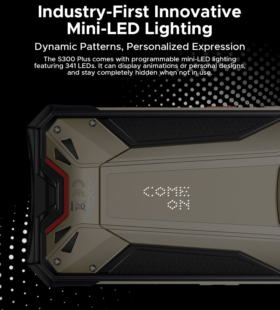 Miniatura: DOOGEE S300 Plus 5G Rugged Phone Dimensity 8300 12GB 1TB 11000mAh 120W 6.78'' Sc