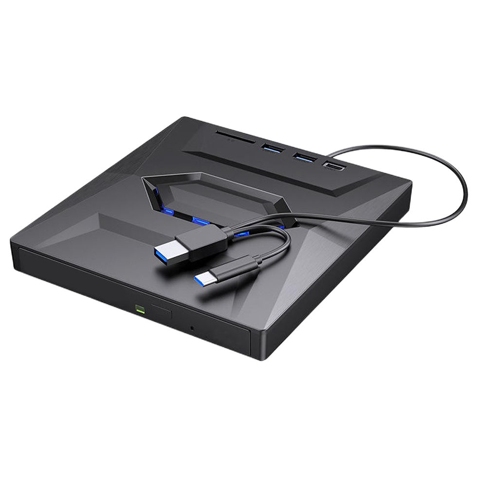 Miniatura: 5 in1 USB 3.0/Type C External DVD CD RW Optical Drive VCD Player Disk Drive DVD 