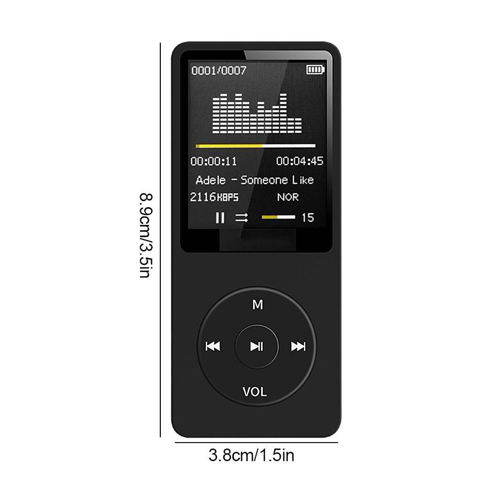 Miniatura: Bluetooth-compatible Mp3 Music Player Lossless Portable Fm Radio External Ultra-