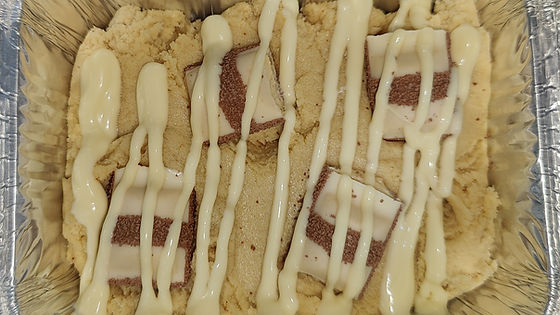 White Kinder Bueno Cookie Dough