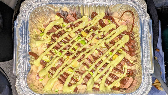Dubai Inspired Chocolate & Pistachio Cookie Dough