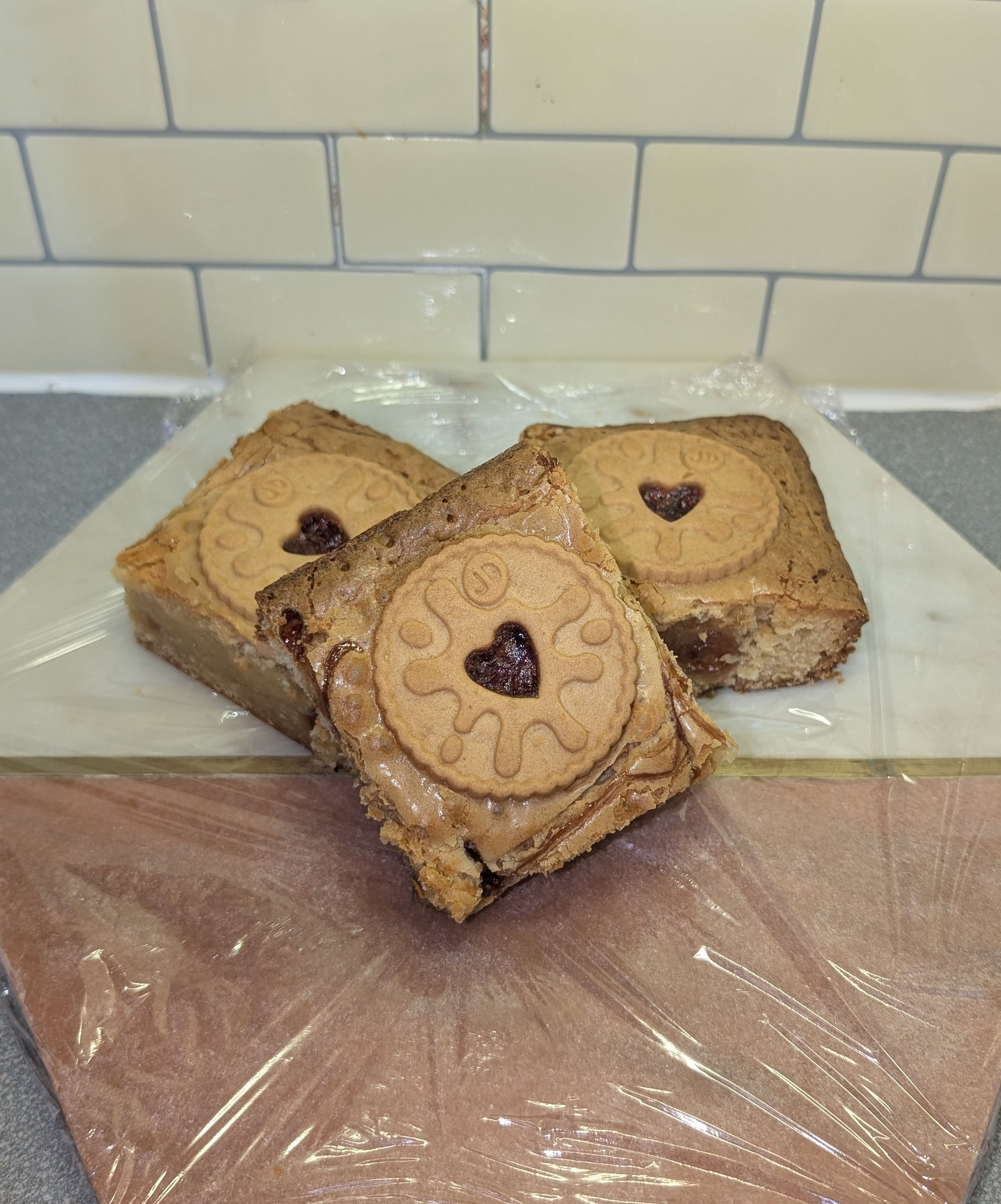 Jammie Dodger Blondies