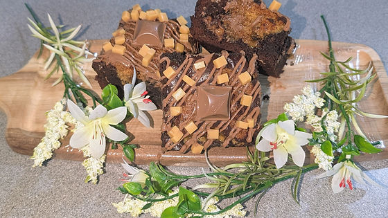 Caramel & Fudge Brookie Square
