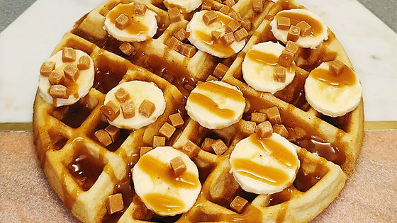 Banana & Fudge Waffle
