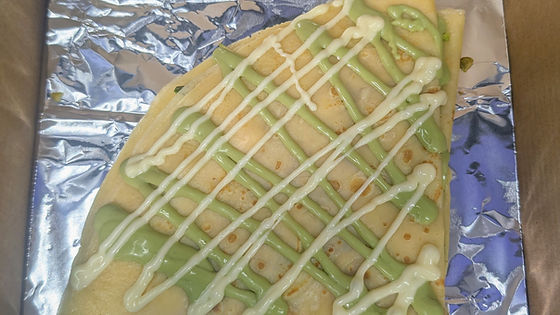 *NEW* *White* Dubai Inspired Strawberry & Pistachio Crep