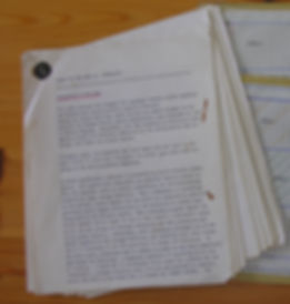 The the introduction page to the original rulebook for the prototype of THEY COME UNSEEN