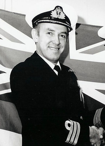 Commander Andy Benford Royal Navy, the designer of the board game THEY COME UNSEEN, pictured in 1992